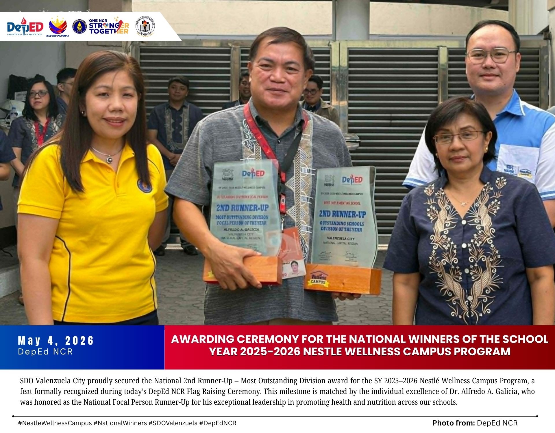 AWARDING CEREMONY FOR THE NATIONAL WINNERS OF THE SCHOOL YEAR 2025-2026 NESTLE WELLNESS CAMPUS PROGRAM